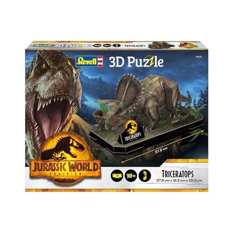 Revell 3d Puzzle Jurrasic World Dominion Triceratops Pikpok Bled Igrače Darila Papirnica