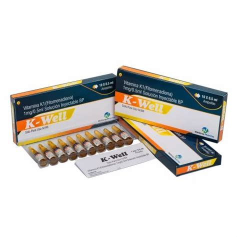 Vitamin K1 Injection at Rs 15/piece | Vitamin K1 Injection in Surat ...