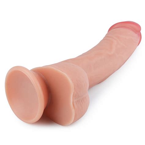 Silikonowe Dildo Realistyczne z Przyssawką Penis Sex Shop