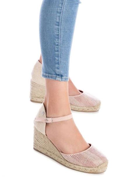 Nude Espadrille Wedge Sandal From Refresh Artichoke FREE DELIVERY UK
