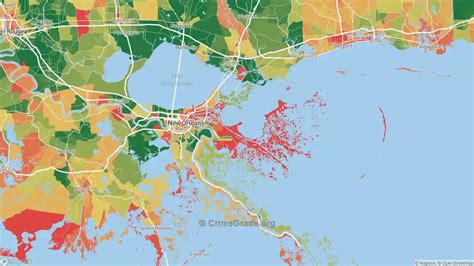 The Safest And Most Dangerous Places In St Bernard Parish La Crime