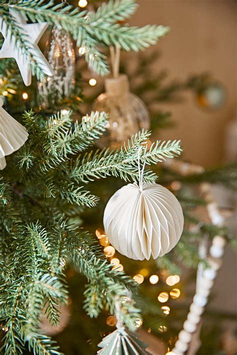 Albero Di Natale Bianco E Oro Maisons Du Monde