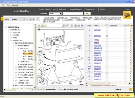 Jcb Service Parts Pro 2012 برنامج قطع غيار