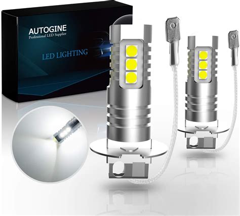 Amazon Brishine H Led Fog Light Bulbs K Xenon White