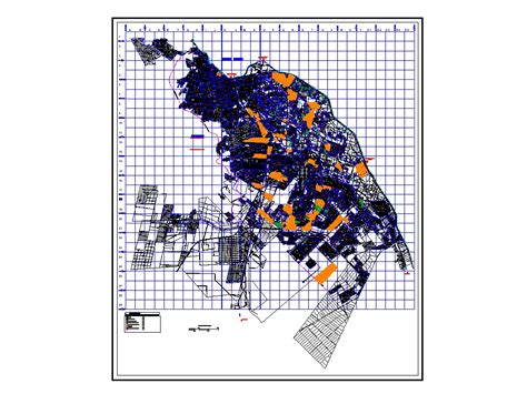 Carta Urbana De Ciudad Juarez En Autocad Cad 738 Mb Bibliocad