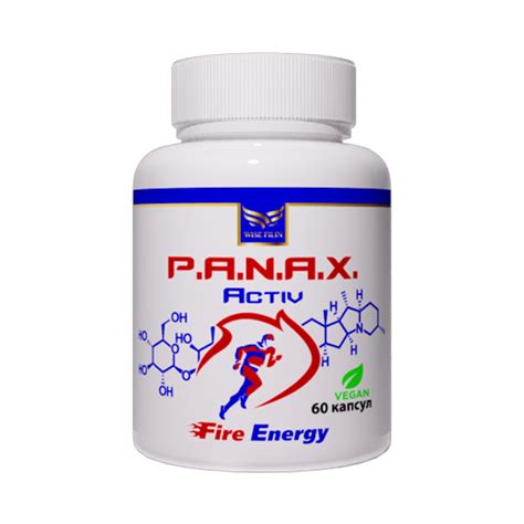 Женьшень в капсулах «P.A.N.A.X. ACTIV» Fire Energy