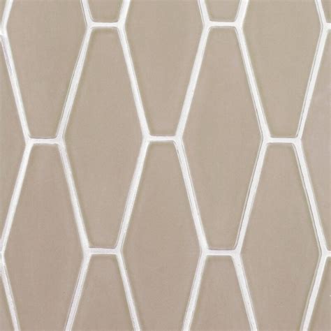 Latte Glossy Longest Hexagon Ceramic Tile 37 7 8 Country Floors Of