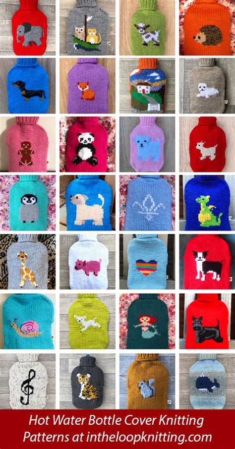 Hot Water Bottle Cozy Knitting Patterns In The Loop Knitting