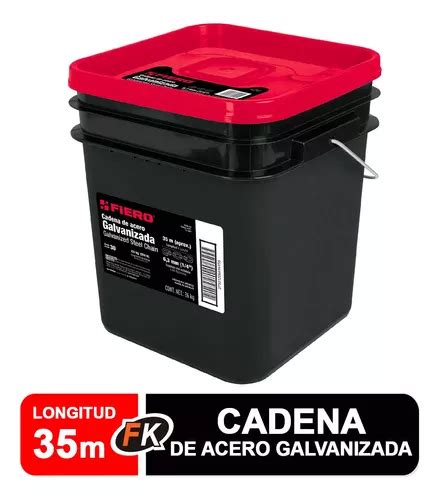 Cadena Galvanizada De 1 4 Cubeta Con 35 M Fiero 44271 Envío gratis