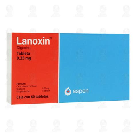 Lanoxin 0 25 Mg 60 Tabletas