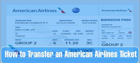 How To Transfer An American Airlines Ticket Aviationrepublic