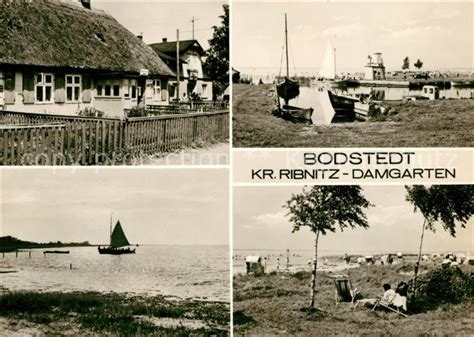 AK Ansichtskarte Ribnitz Damgarten Ostseebad Inselhaeuser Strand