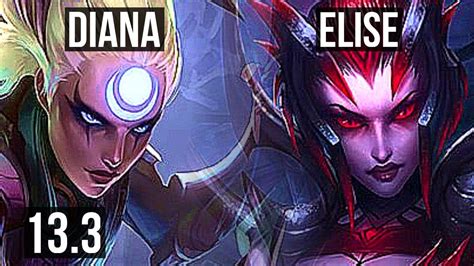 Diana Vs Elise Jng 608 67 Winrate Dominating Euw Grandmaster