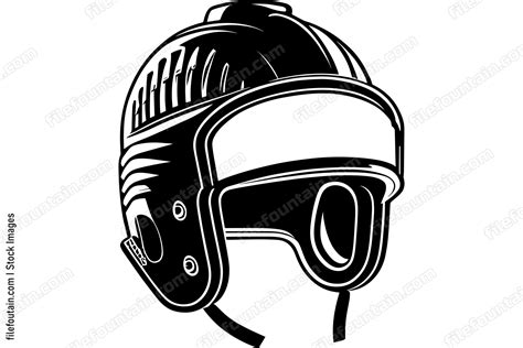 Hockey Helmet Logo Vector Design - FileFountain