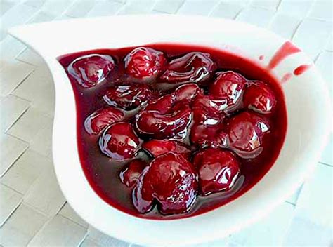 Вишня в сиропе из красного вина – Рецепты – Домашний