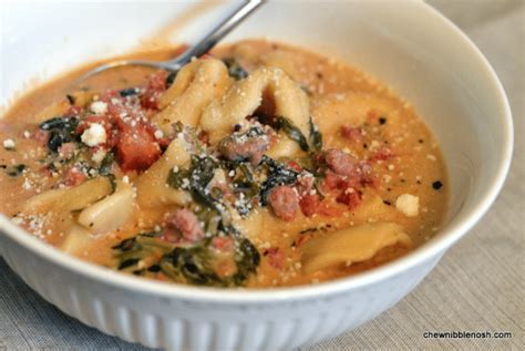 Slow Cooker Tortellini And Sausage Soup