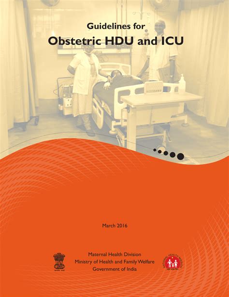 Pdf National Guidelines For Obstetric Hdu And Icu