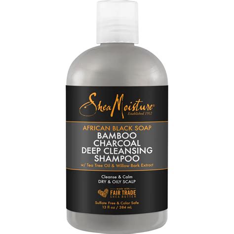 Sheamoisture African Black Soap Deep Cleansing Shampoo Shampoo Beauty And Health Shop The