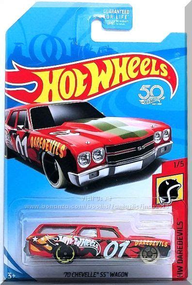 Hot Wheels 70 Chevelle SS Wagon HW Dardevils 1 5 2018 Red Edition Contemporary