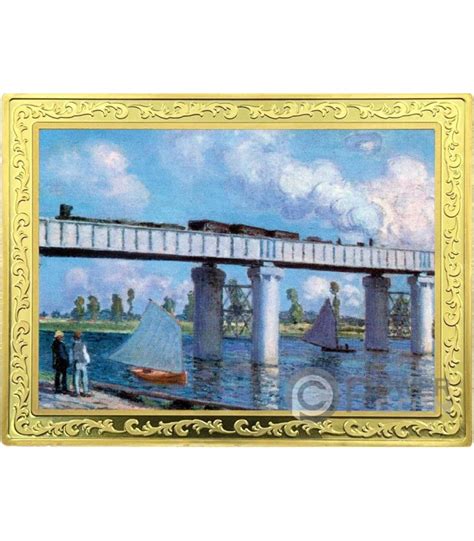 Bridge At Argenteuil Claude Monet Famous Paintings Oz M Daille Cuivre