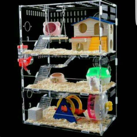 Hamster Acrylic Cage 3 Storey Pet Supplies Homes Other Pet