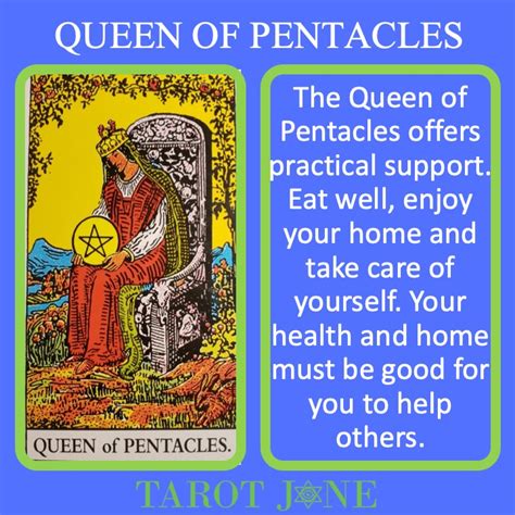 Queen of Pentacles - Tarot Jane