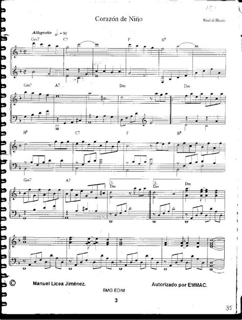 PDF 6786065 Raul Di Blasio Corazon De Nino Piano Sheet Music