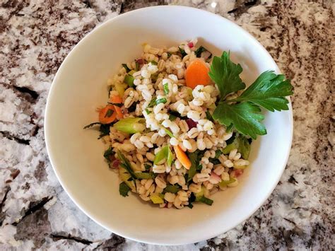 Barley Salad with Herbs and Lemon - Cuisine With Me