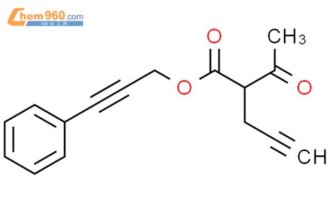 187337 13 9 4 Pentynoic acid 2 acetyl 3 phenyl 2 propynyl ester化学式