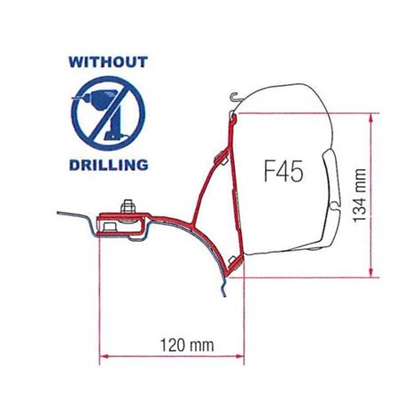 Kit De Anclajes Para Toldo Fiamma F Compatible Con Volkswagen T T