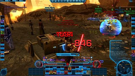 Swtor Sith Juggernaut Level Vs Level Powertech Dueling Youtube