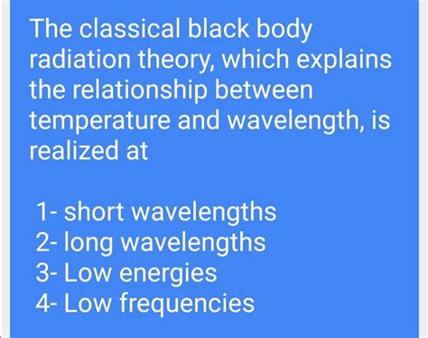 Answered The Classical Black Body Radiation Bartleby