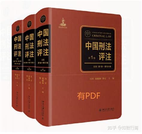 中国刑法评注（全三卷）pdf试读章节来了！ 知乎