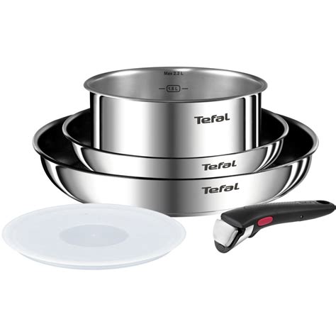 Batterie De Cuisine TEFAL Ingenio Emotion 5 Pcs L8975S04 Leroy Merlin