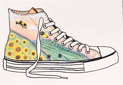 Pin By Cat Wachob On 8th Grade Art Lessons Design Your Own Shoes Shoe Art Elementary Art