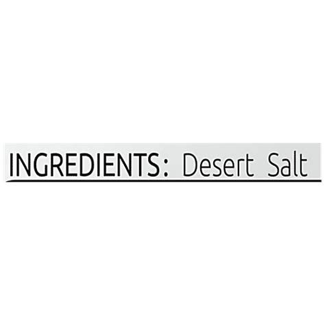 Buy Lunn Mineral Rich Desert Salt Fine Grain Online At Best Price Of Rs 37 50 Bigbasket