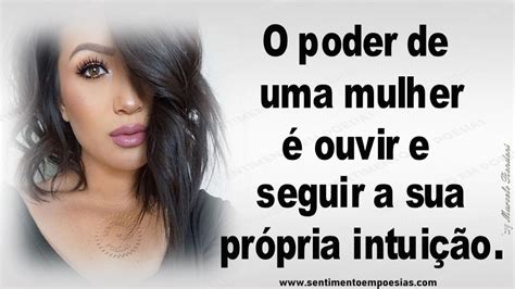 SENTIMENTO EM POESIAS Intuição feminina