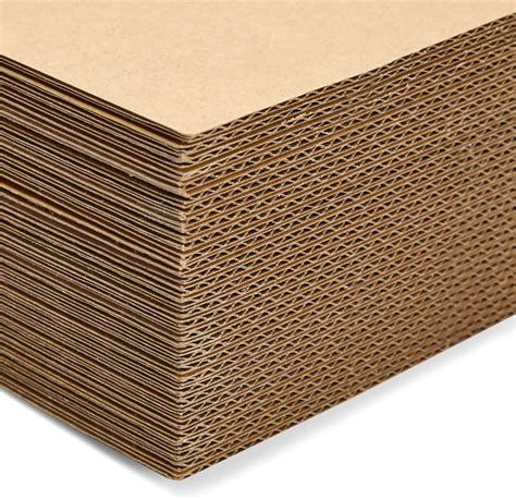 Pack X Corrugated Cardboard Sheets Shipping Mailing Crafts In