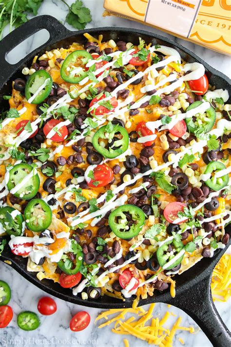 Loaded Chicken Nachos Recipe Simply Home Cooked KIF