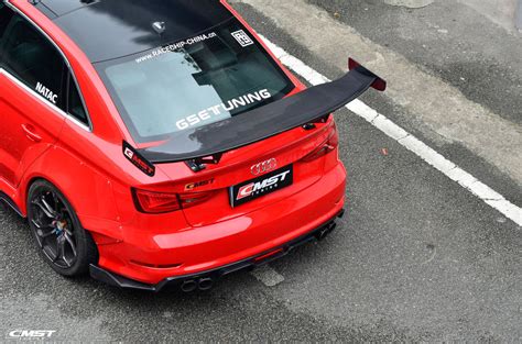 Cmst Tuning Carbon Rear Spoiler Gt Wing Ver 1 For Audi A3 S3 Rs3 2014