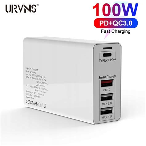 URVNS wieloportowa 150W GaN USB C szybka ładowarka 13947719848