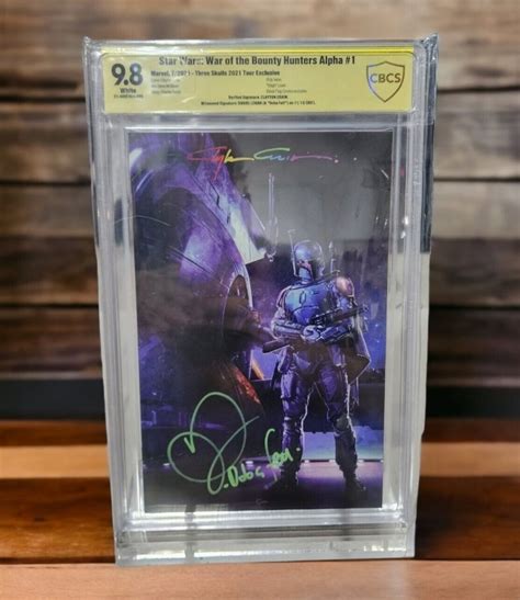 Star Wars War Of The Bounty Hunters Alpha 1 DOUBLE SIGNED CBCS 9 8