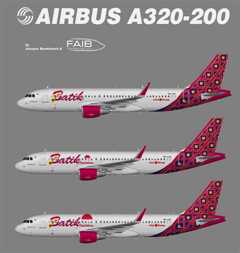 Batik Air Airbus A320 200 Juergen S Paint Hangar