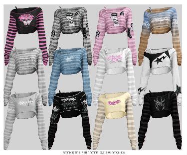 Sick Girl Set Babyetears Sims Clothing Sims Mods Clothes Sims