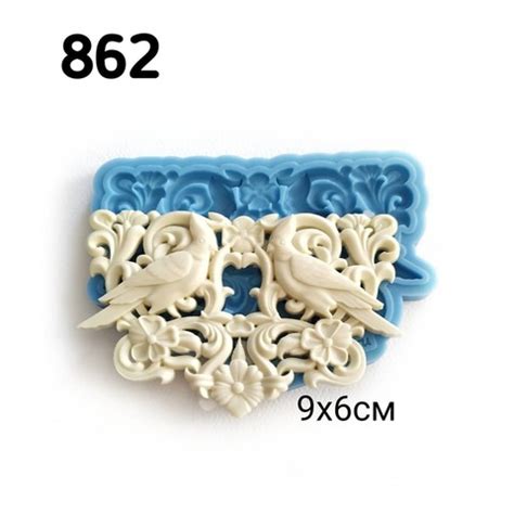 0876 Молд силиконовый. Панно Райские птицы (большое). – купить с ...