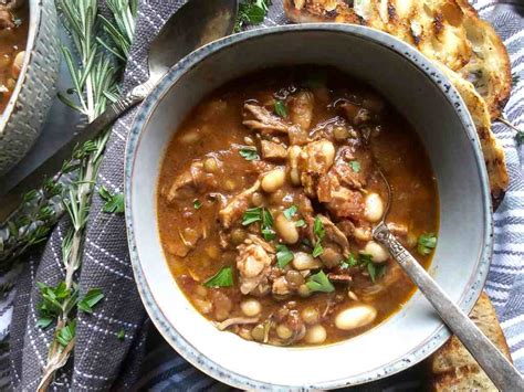 White Bean Cassoulet With Pork And Lentils A Hint Of Rosemary