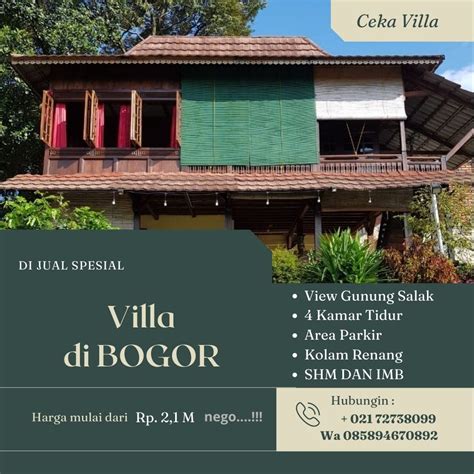 Dijual Villa di Bogor - Raturvn - Medium