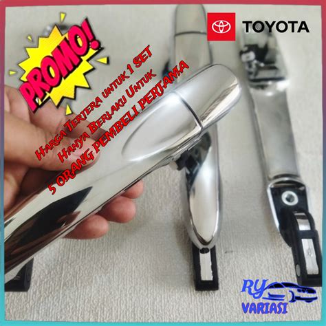 Jual Handle Pintu Luar All New Avanza Full Chrome Handle Pintu Luar