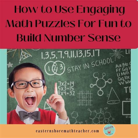 How To Use Engaging Math Puzzles For Fun To Build Number Sense Artofit