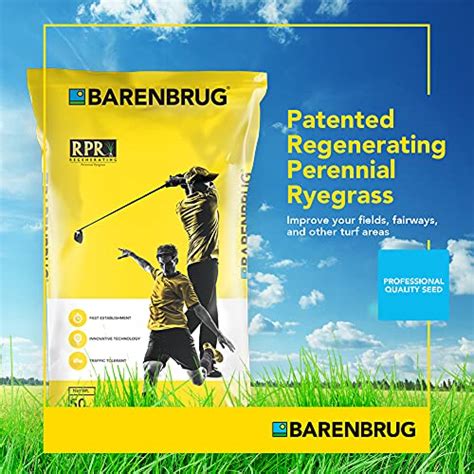 Barenbrug Turf Star Regenerating Perennial Ryegrass Grass Seed With Yellow Jacket Seed Coating